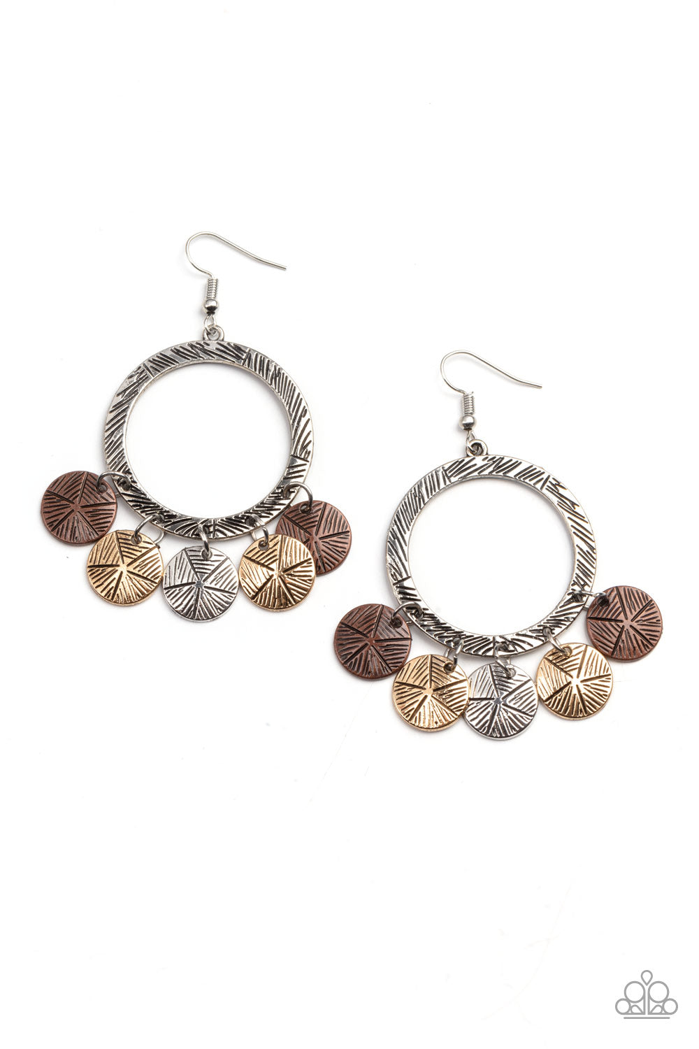 Trinket Tease - multi - Paparazzi earrings