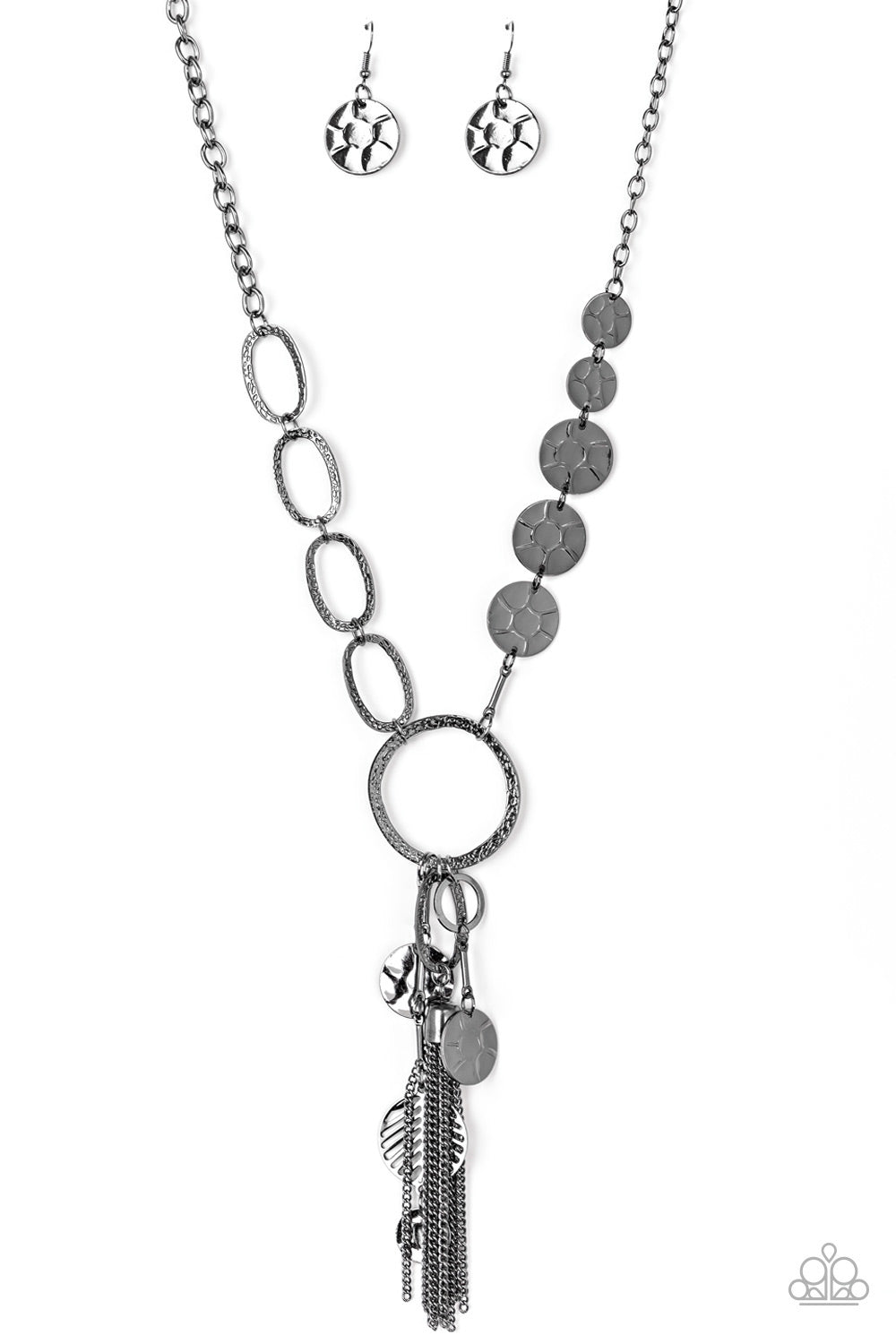 Trinket Trend - black - Paparazzi necklace