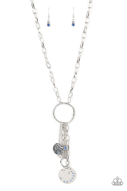 Trinket Twinkle - blue - Paparazzi necklace