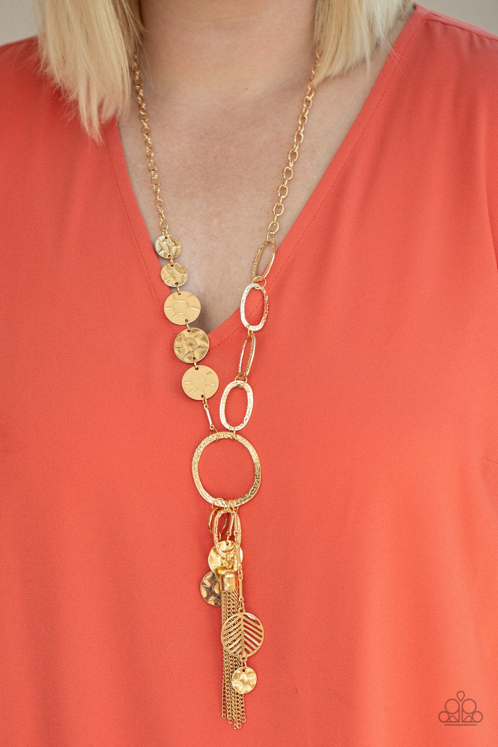 Trinket Trend-gold-Paparazzi necklace