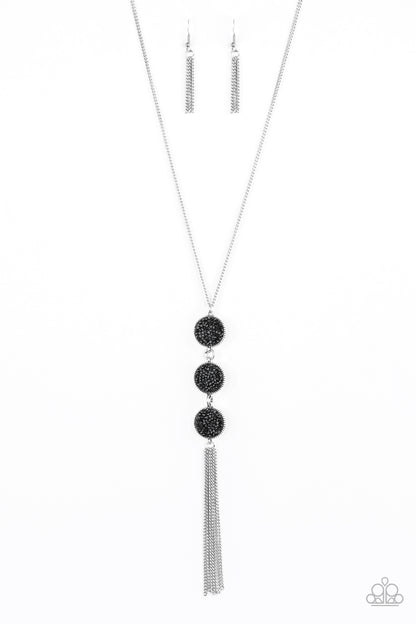 Triple Shimmer - black - Paparazzi necklace