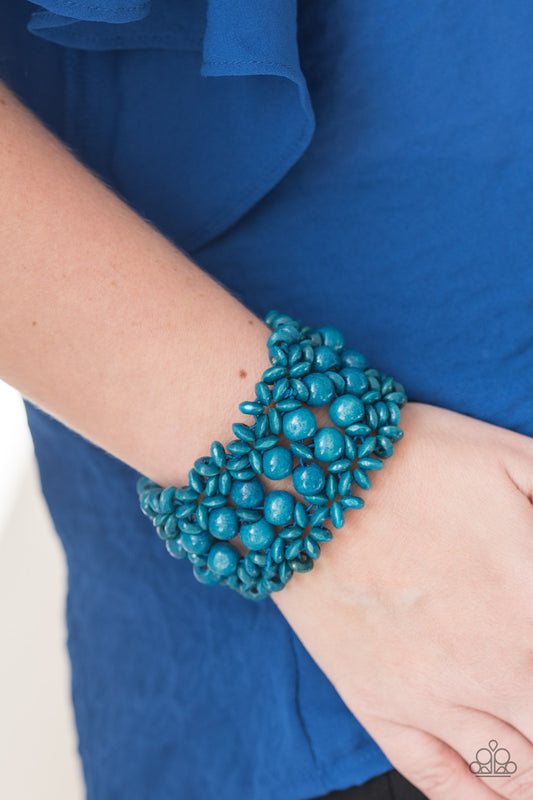 Tropical Bliss - blue - Paparazzi bracelet