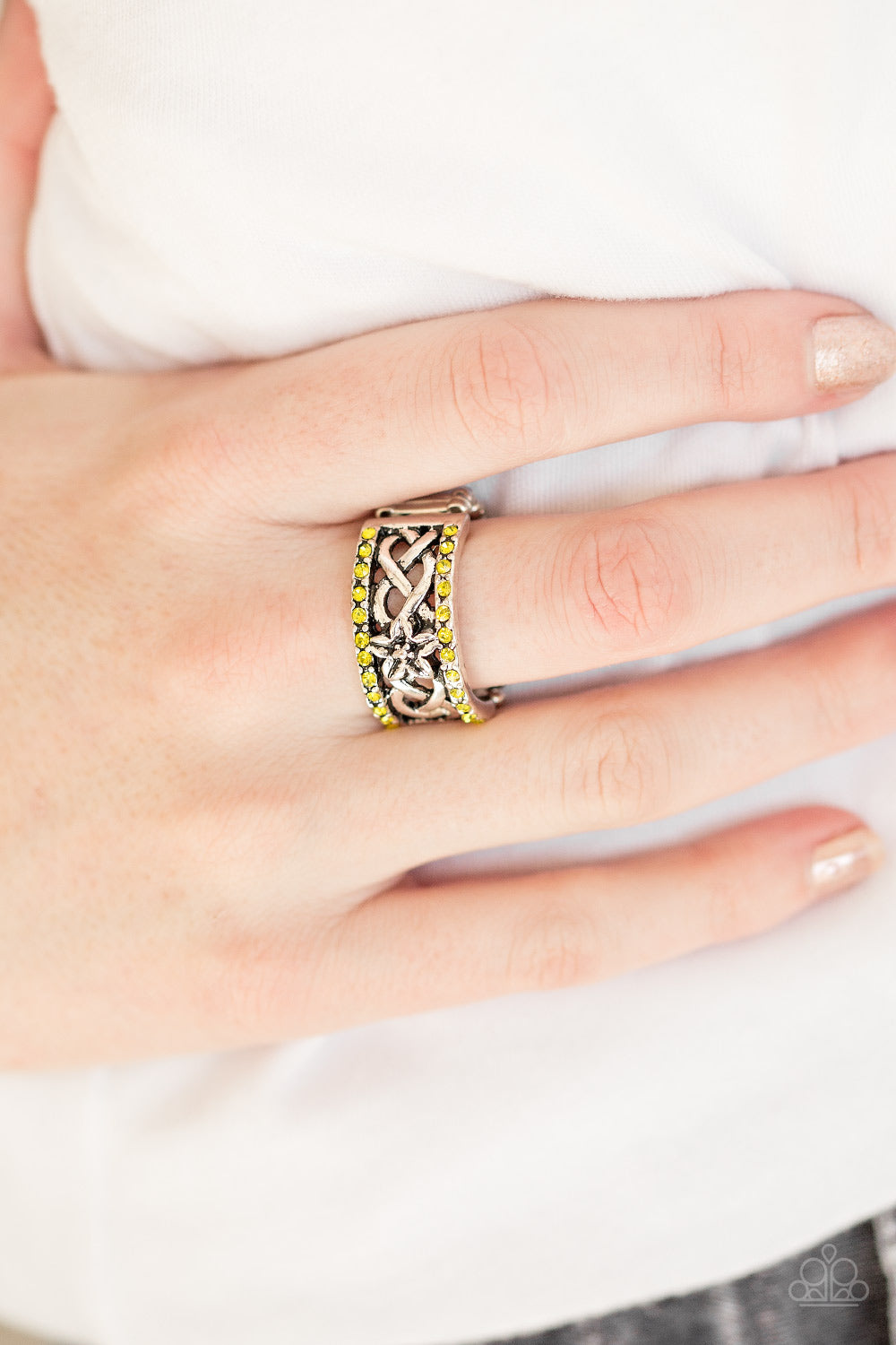 Tropical Springs - yellow - Paparazzi ring