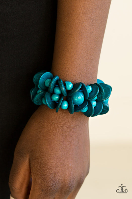 Tropical Temptress - blue - Paparazzi bracelet