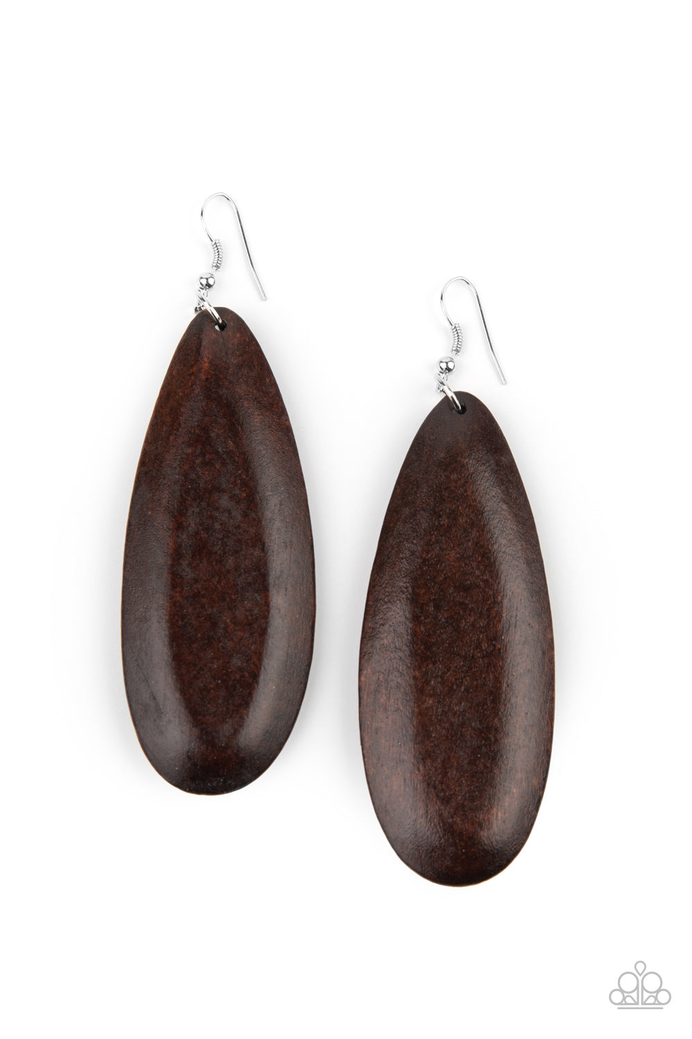 Tropical Ferry - brown - Paparazzi earrings