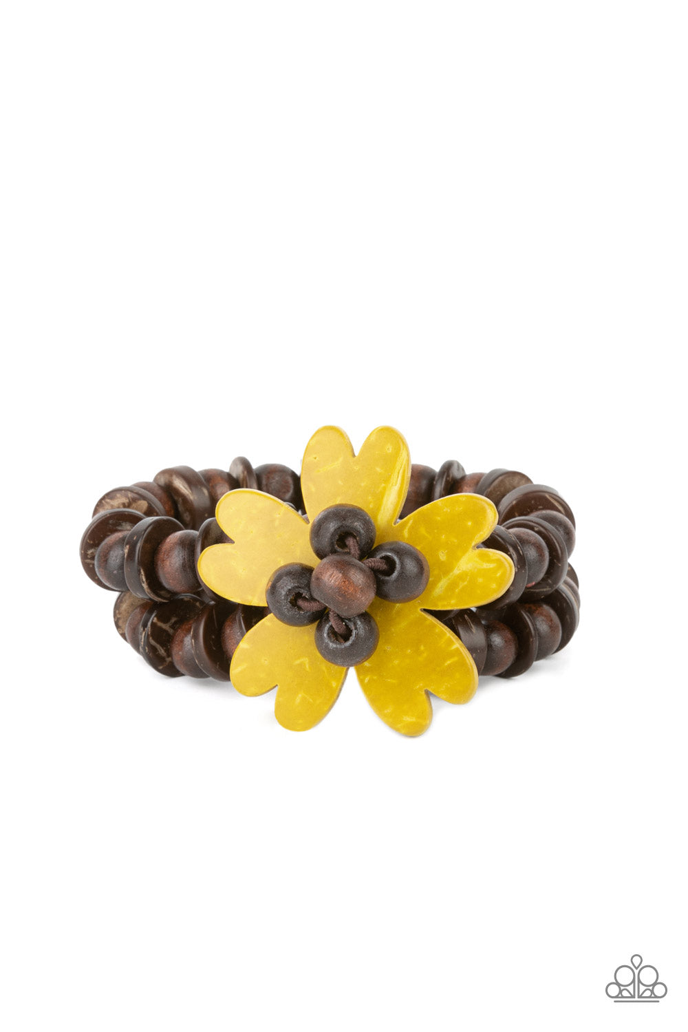 Tropical Flavor - yellow - Paparazzi bracelet