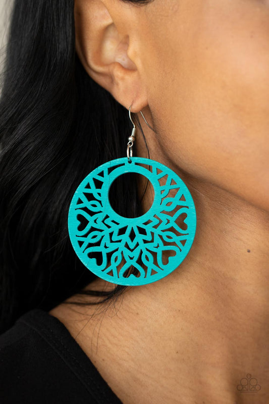 Tropical Reef - blue - Paparazzi earrings