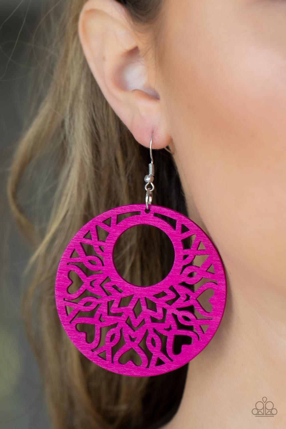 Tropical Reef - pink - Paparazzi earrings