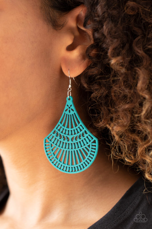 Tropical Tempest - blue - Paparazzi earrings