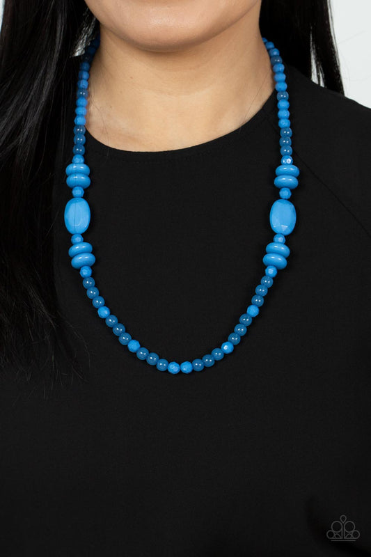 Tropical Tourist - blue - Paparazzi necklace