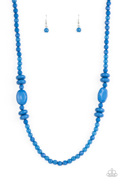 Tropical Tourist - blue - Paparazzi necklace