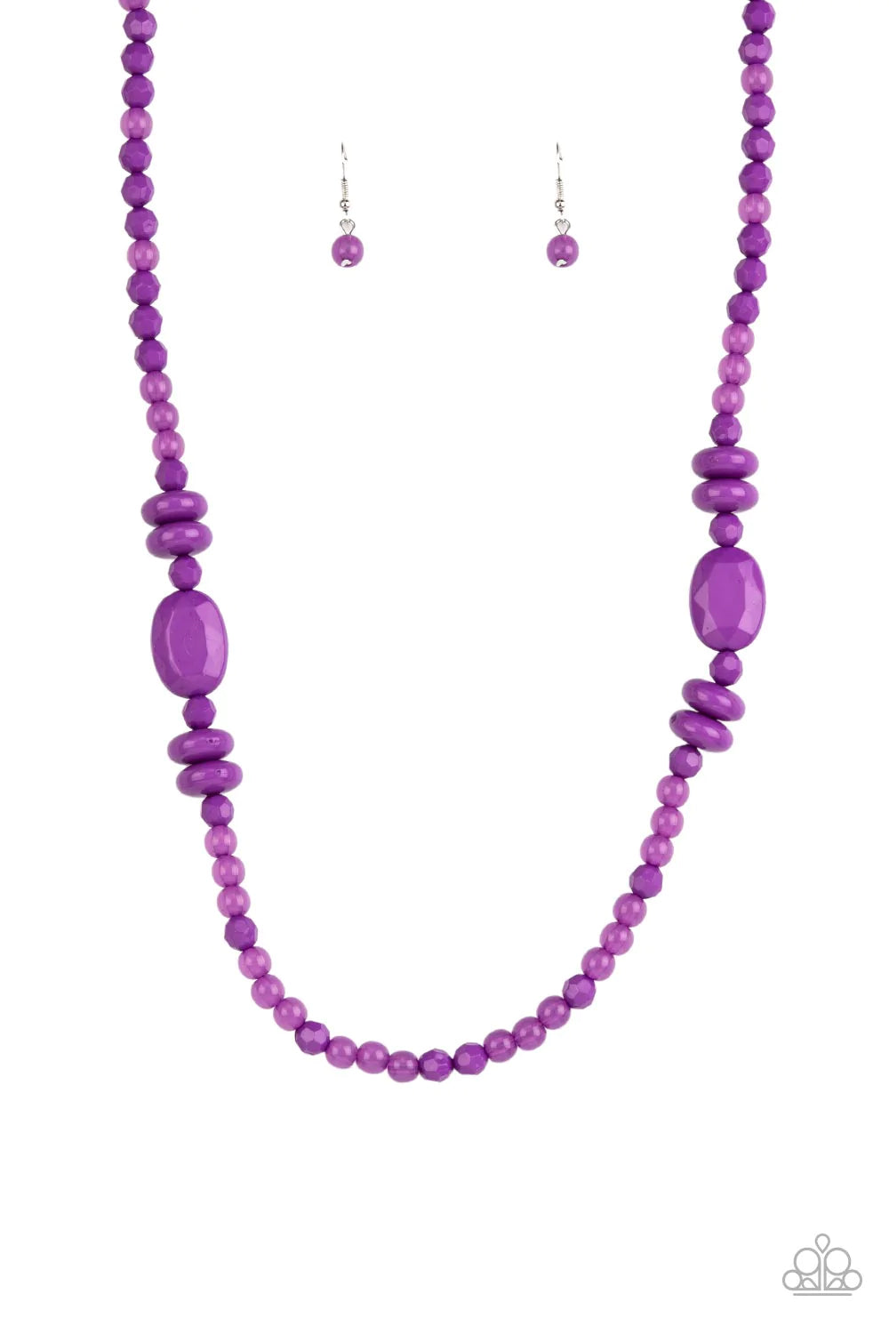 Tropical Tourist - purple - Paparazzi necklace