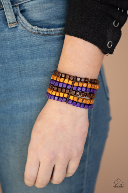 Tropical Tundra - purple - Paparazzi bracelet