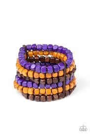 Tropical Tundra - purple - Paparazzi bracelet