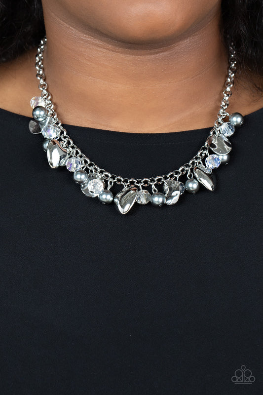 True Loves Trove - silver - Paparazzi necklace