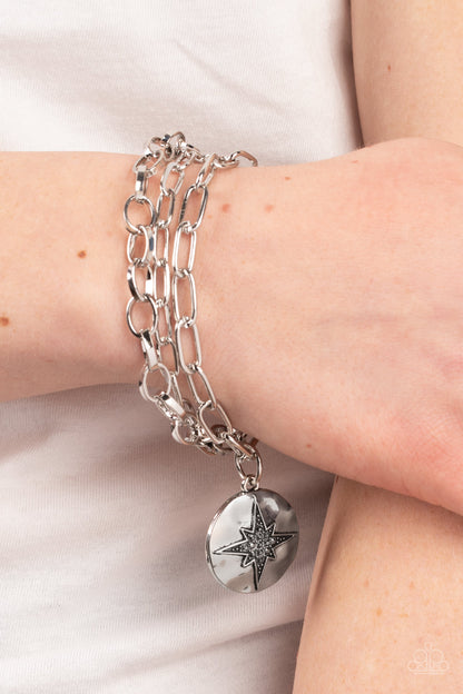 True North Twinkle - silver - Paparazzi bracelet