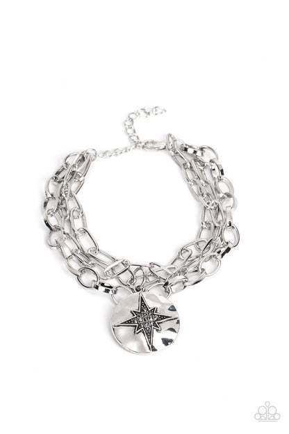 True North Twinkle - silver - Paparazzi bracelet