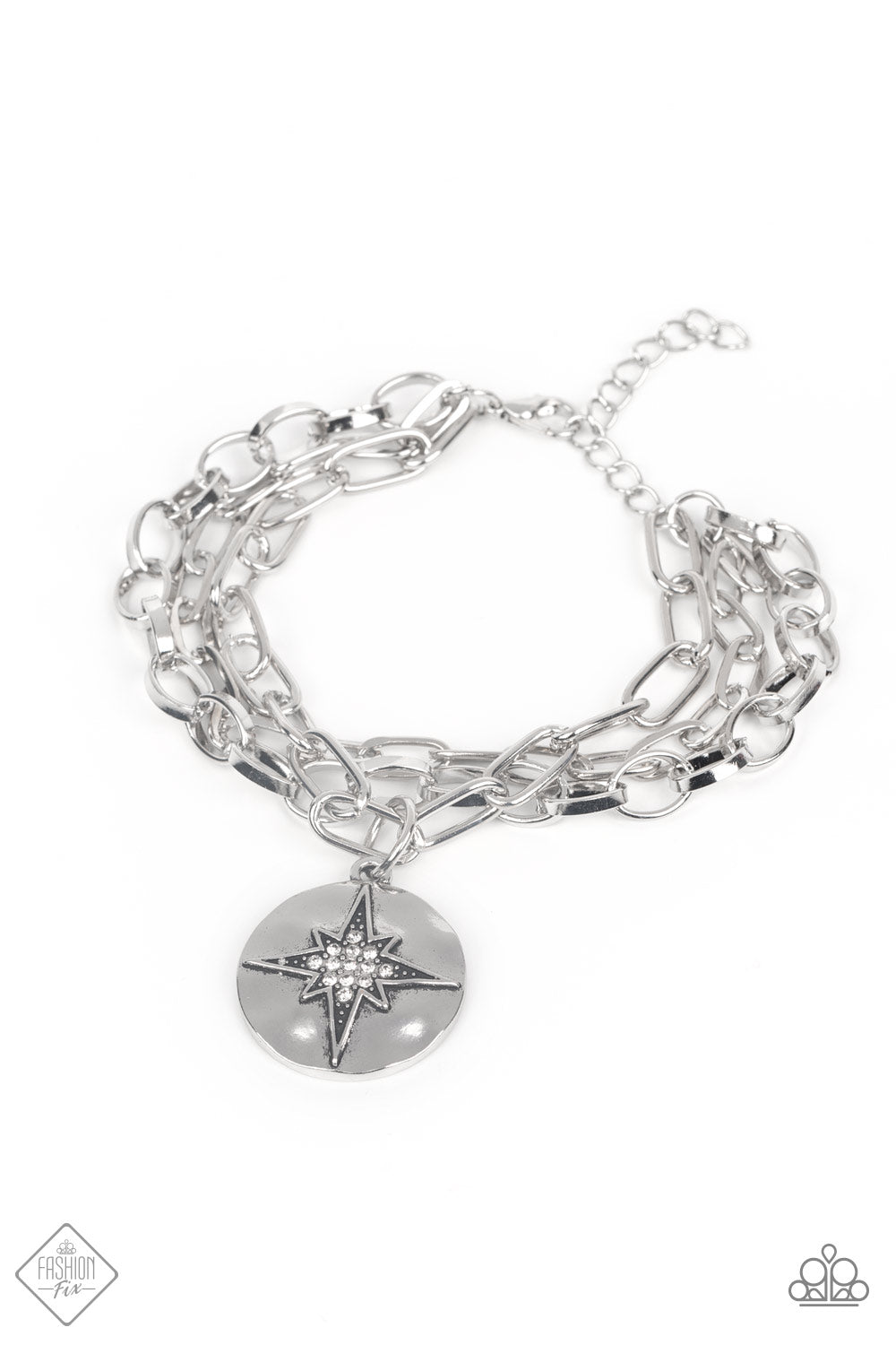 True North Twinkle - white - Paparazzi bracelet