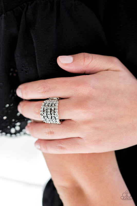 Truly Treasured-silver-Paparazzi ring