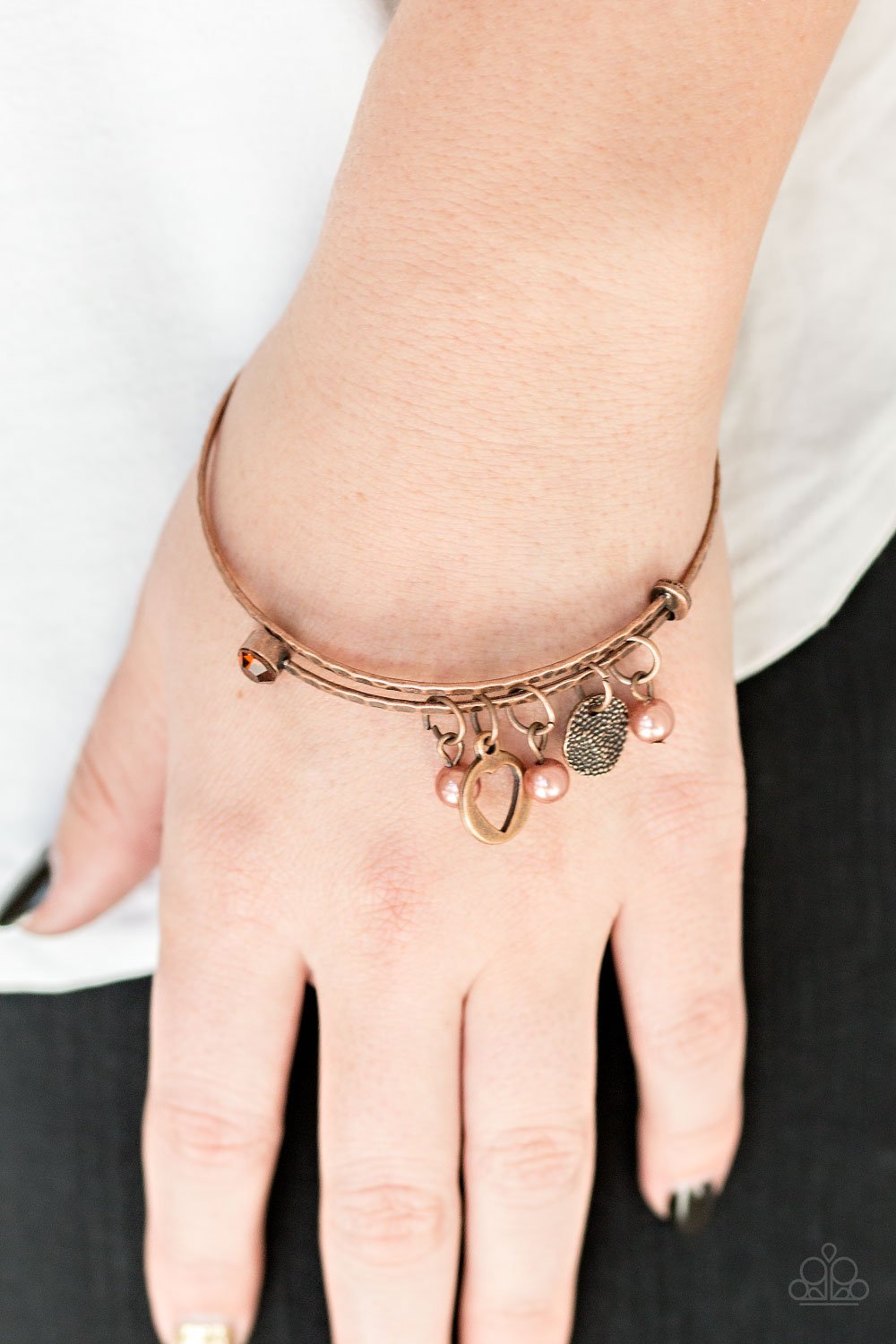 Truly True Love - copper - Paparazzi bracelet