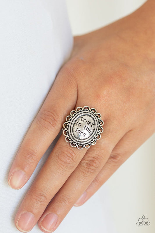 Trust - silver - Paparazzi ring