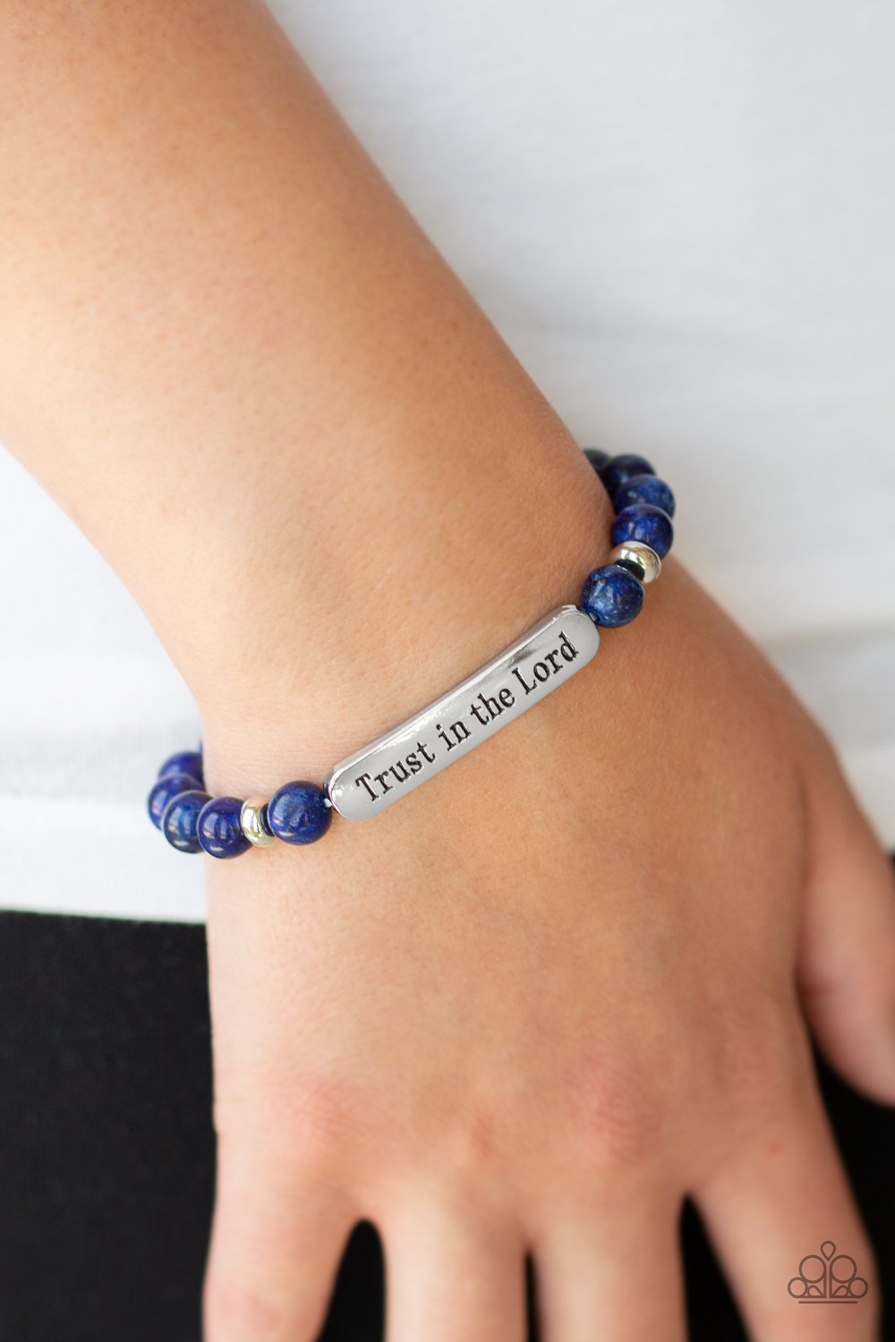 Trust Always-blue-Paparazzi bracelet