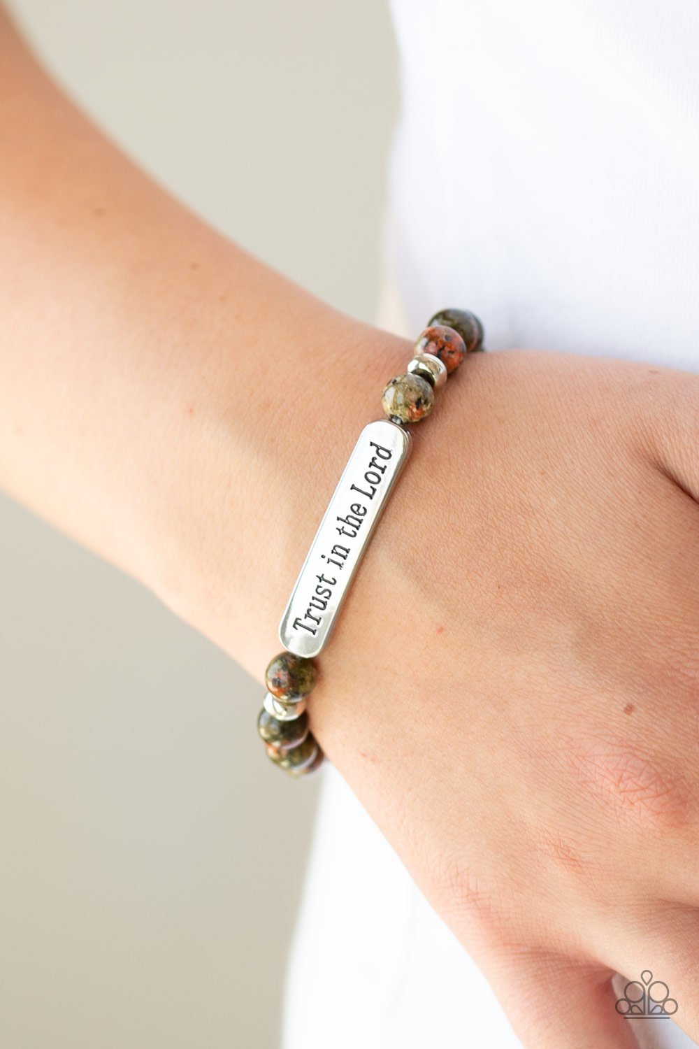 Trust Always-multi-Paparazzi bracelet