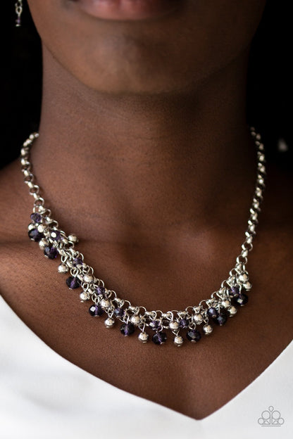 Trust Fund Baby - purple - Paparazzi necklace