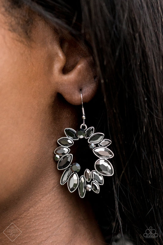 Try As I DYNAMITE - silver - Paparazzi earrings