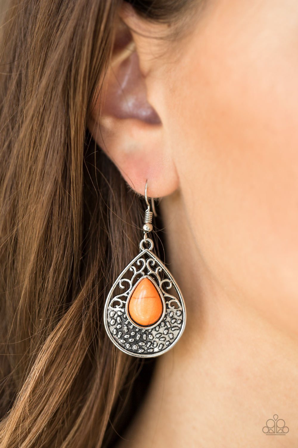 Tucson Tunes - orange - Paparazzi earrings
