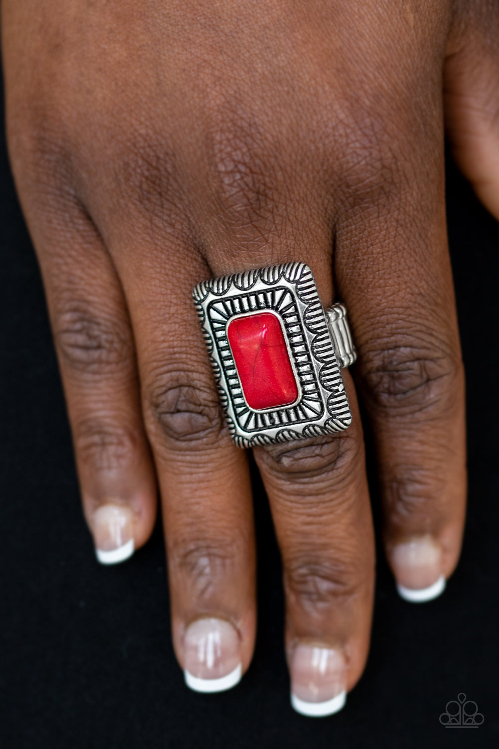 Tumbleweed Deserts - red - Paparazzi ring