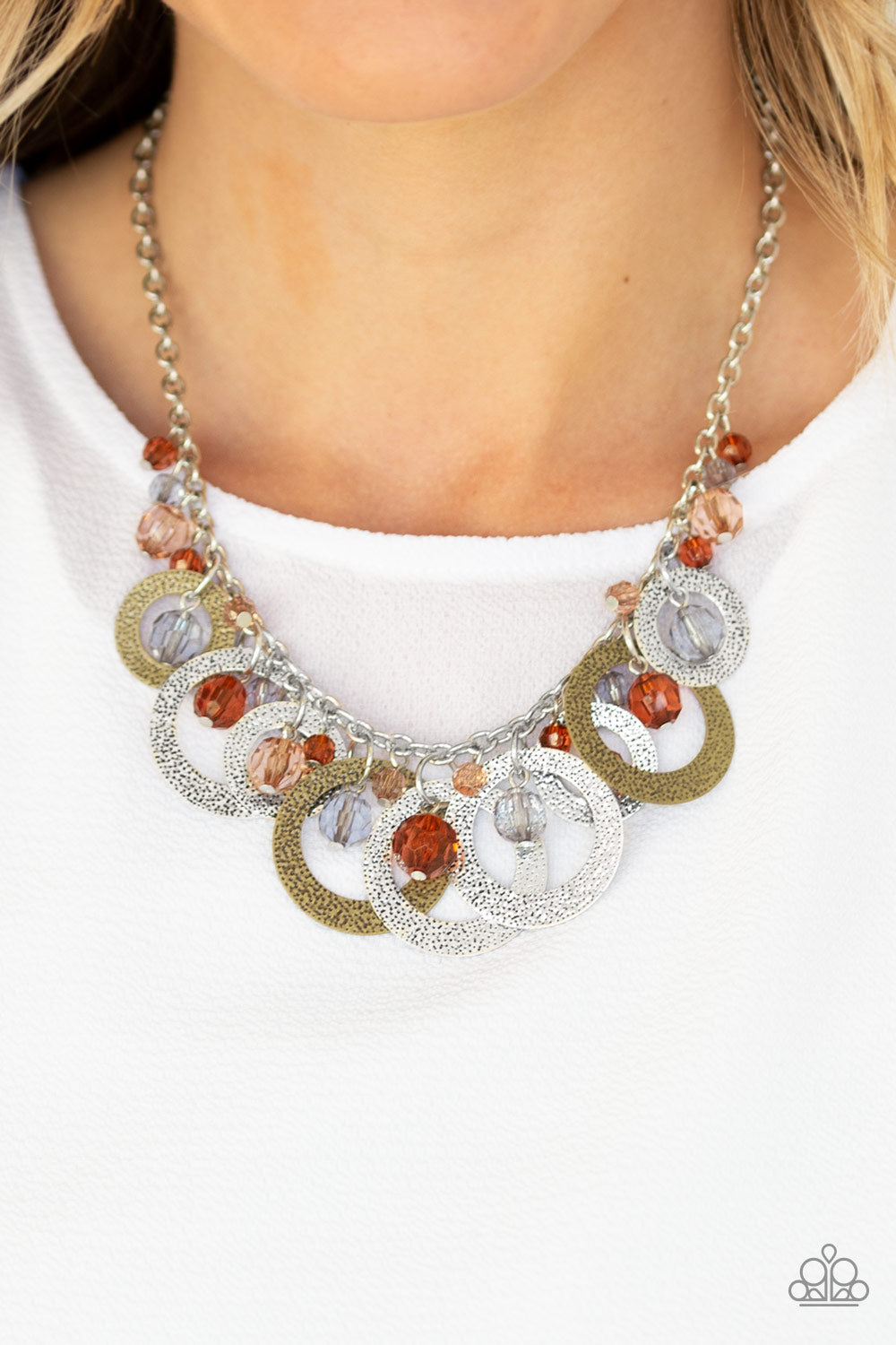 Turn It Up - multi - Paparazzi necklace