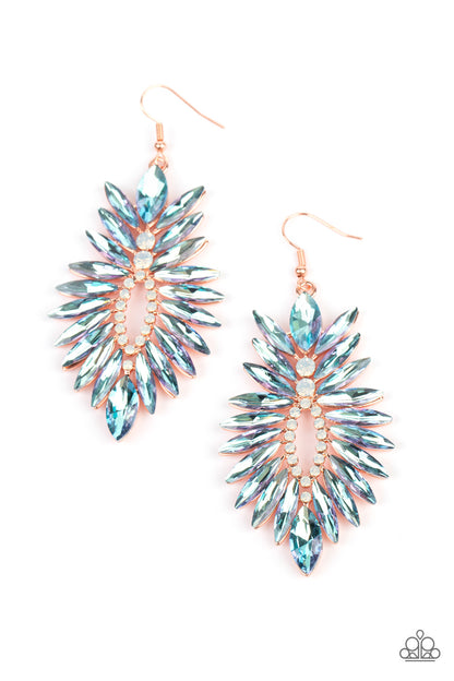 Turn up the Luxe - multi - Paparazzi earrings