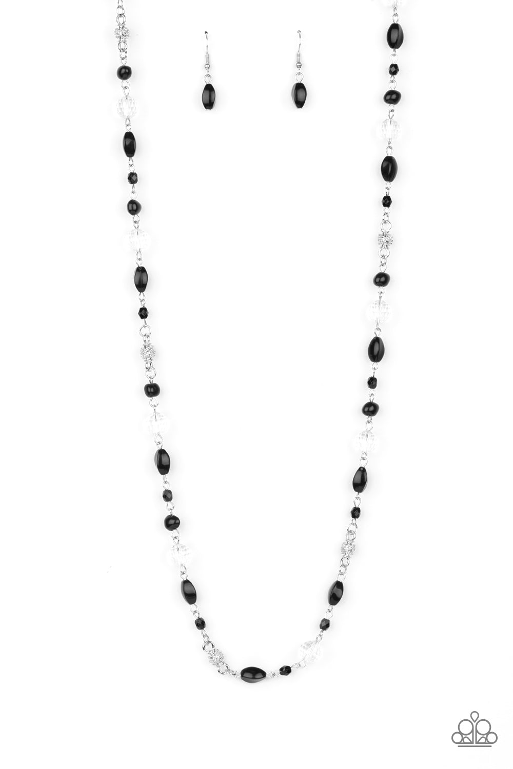 Twinkling Treasures - black - Paparazzi necklace