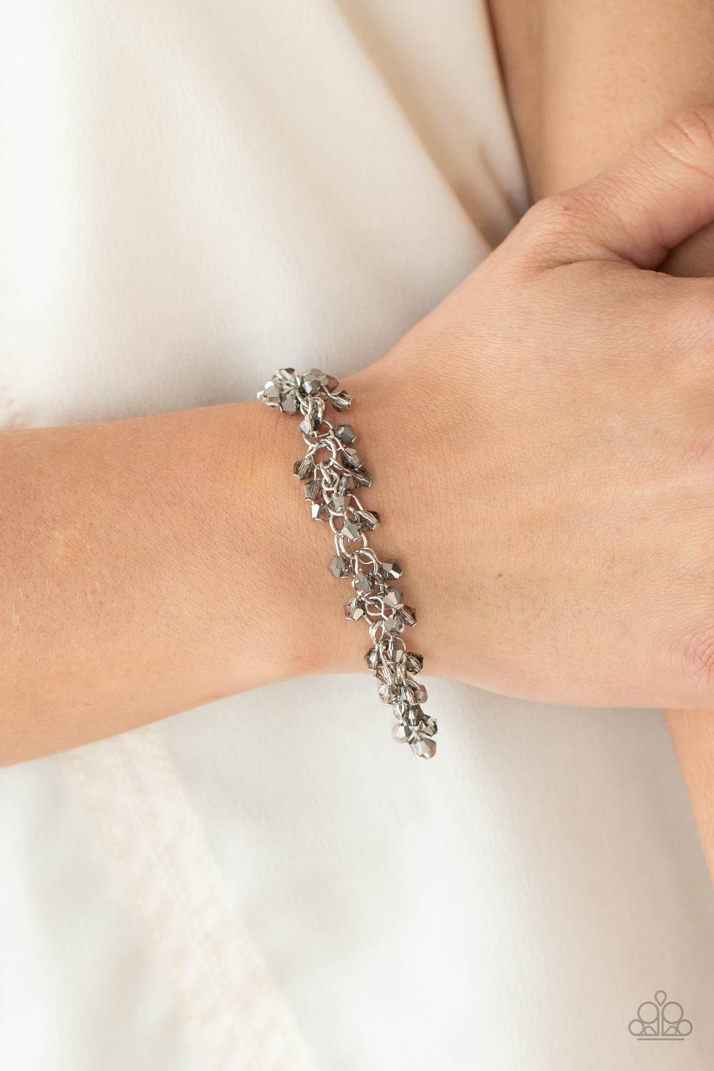 Twinkly Twilight - silver - Paparazzi bracelet