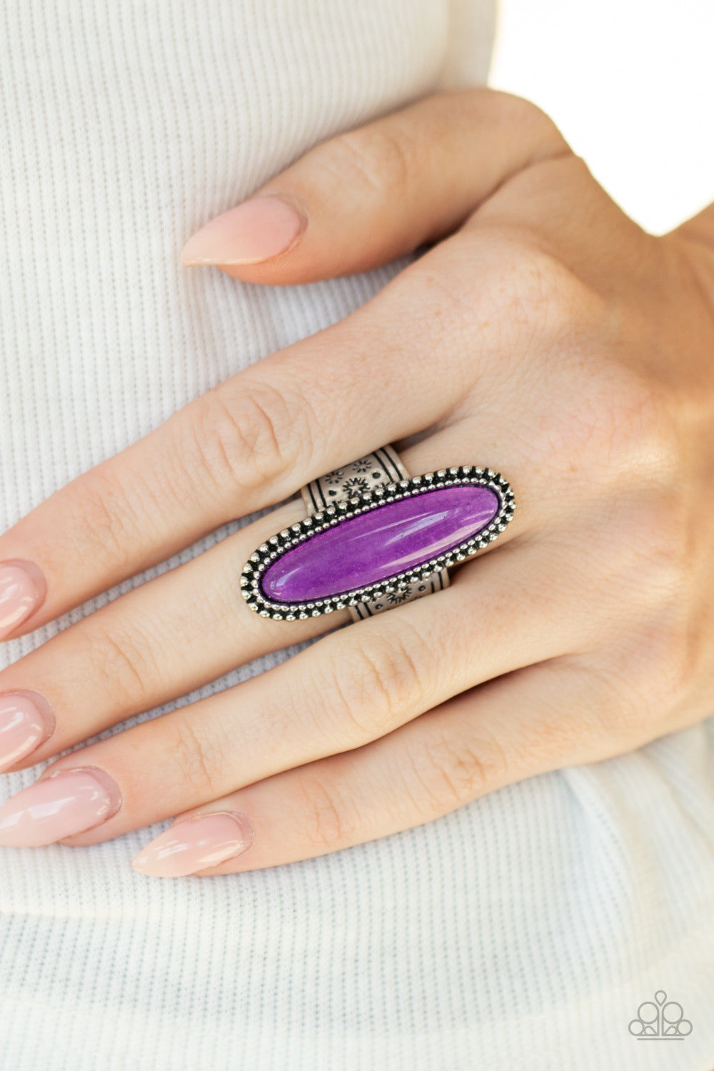 Ultra Luminary - purple - Paparazzi ring