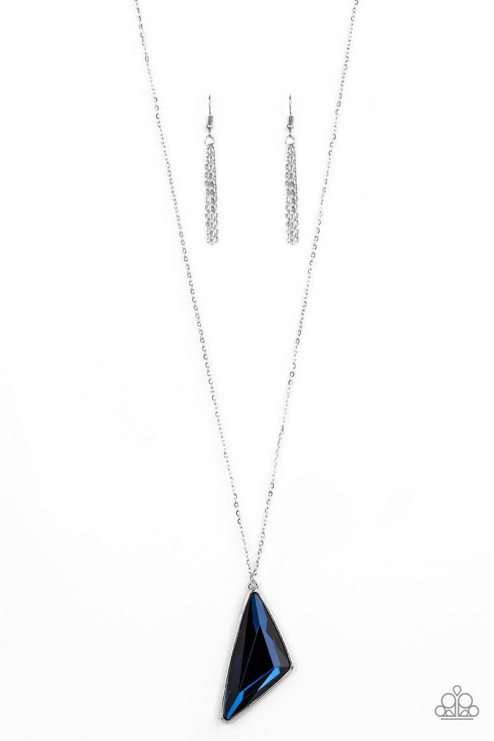 Ultra Sharp - blue - Paparazzi necklace