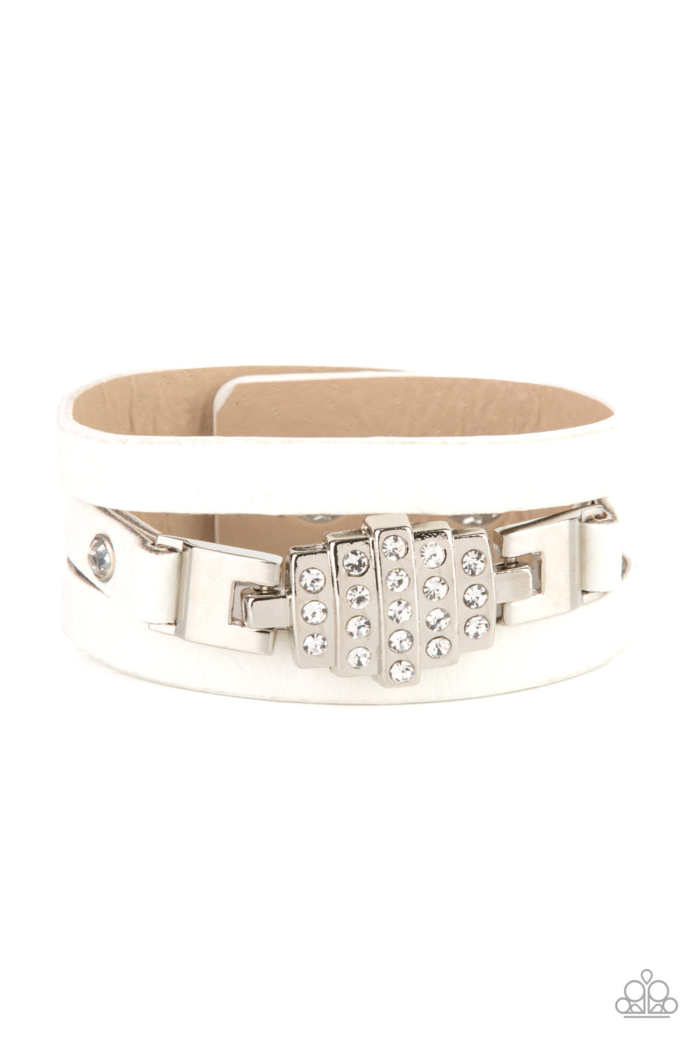 Ultra Urban - white - Paparazzi bracelet