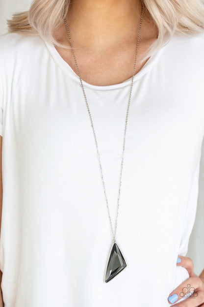 Ultra Sharp-silver-Paparazzi necklace