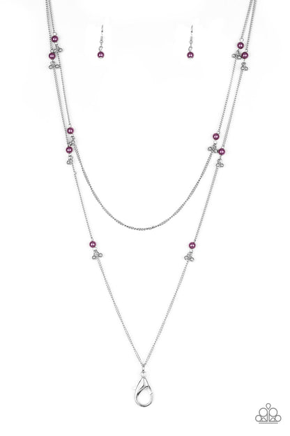 Ultrawealthy - purple - Paparazzi LANYARD necklace