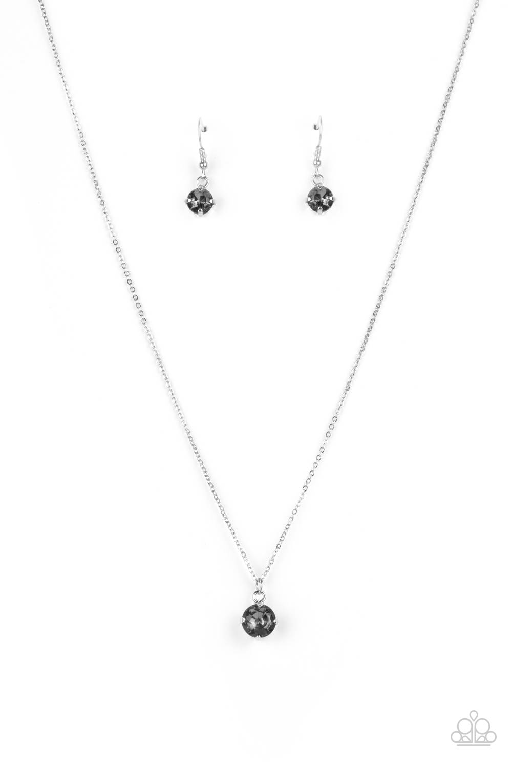 Undeniably Demure - silver - Paparazzi necklace