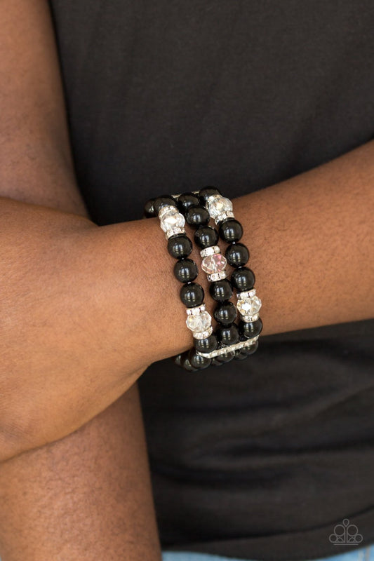 Undeniably Dapper - black - Paparazi bracelet