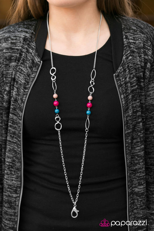 Under The Boardwalk - Paparazzi lanyard necklace