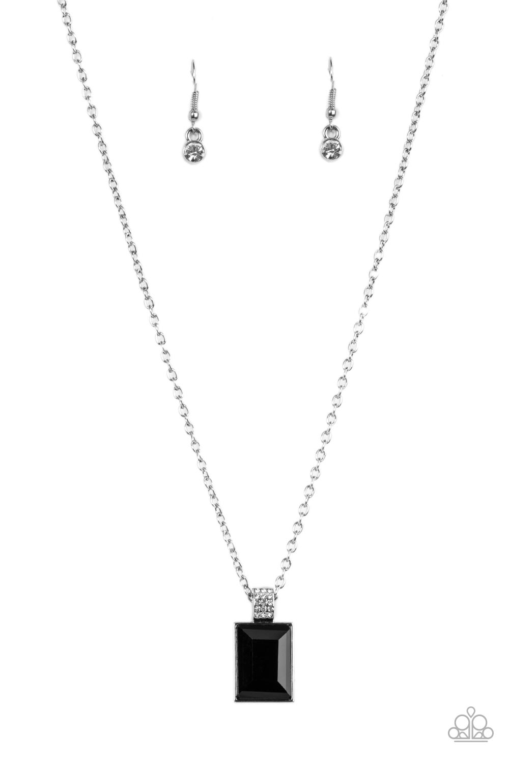 Understated Dazzle - black - Paparazzi necklace