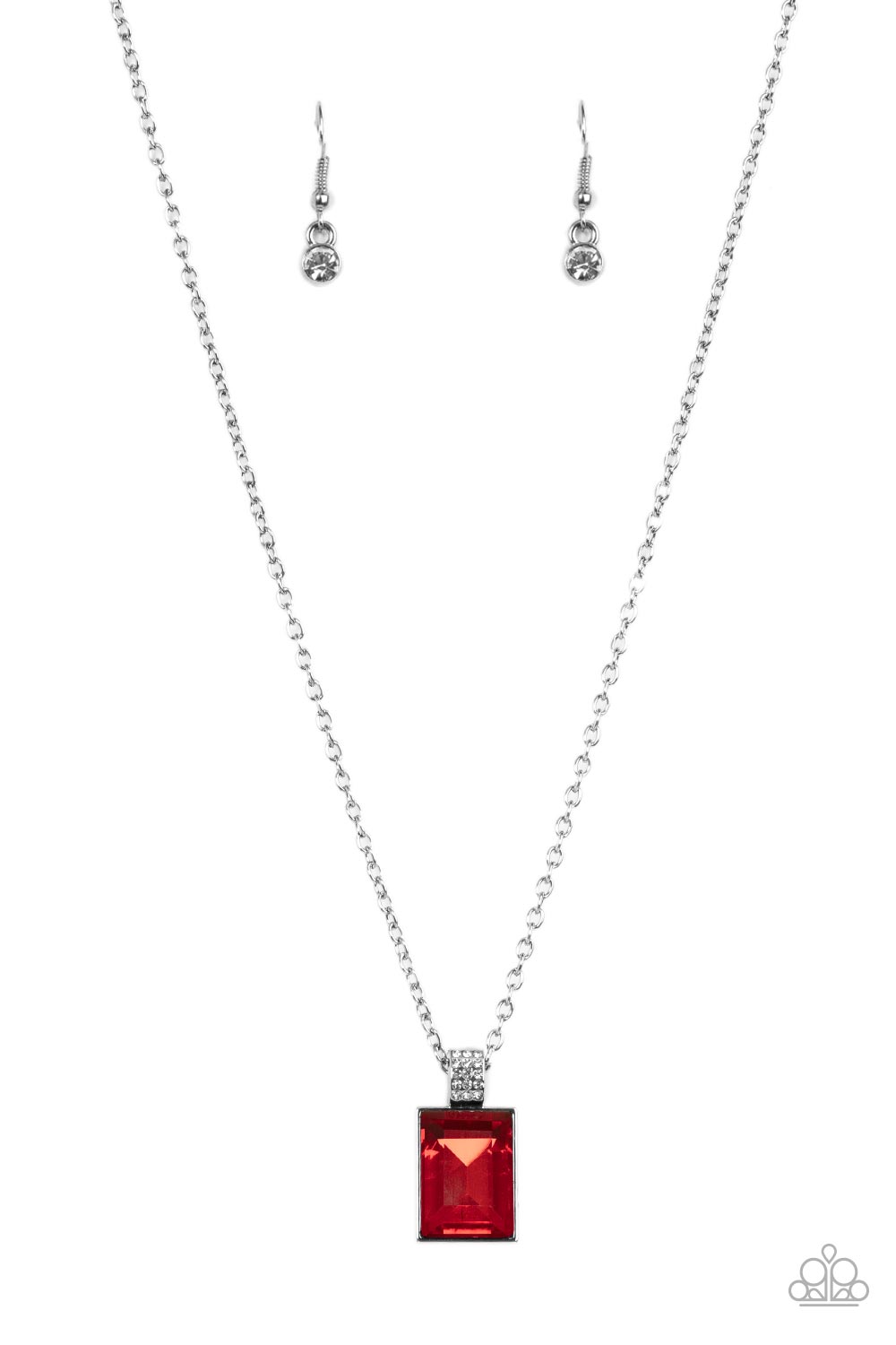 Understated Dazzle - red - Paparazzi necklace