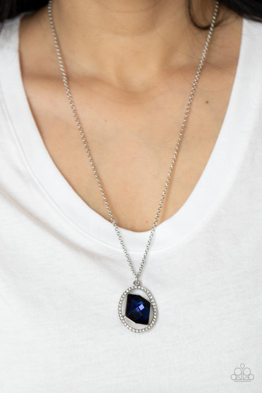 Undiluted Dazzle - blue - Paparazzi necklace