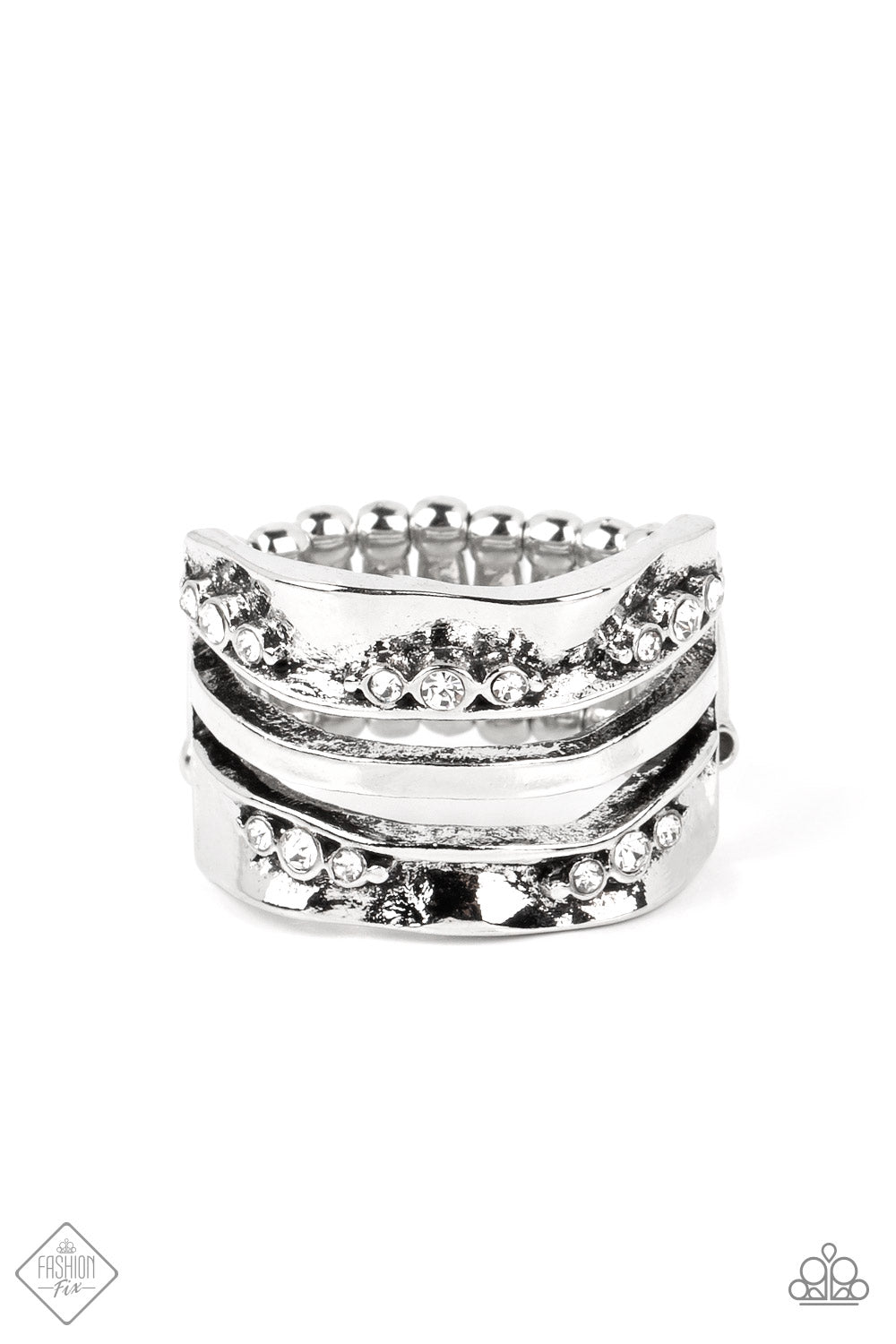 Unexpected Treasure - white - Paparazzi ring – JewelryBlingThing