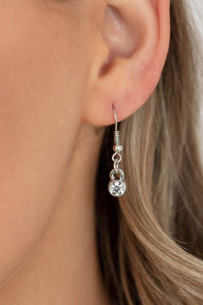 Unfiltered Confidence - white - Paparazzi necklace