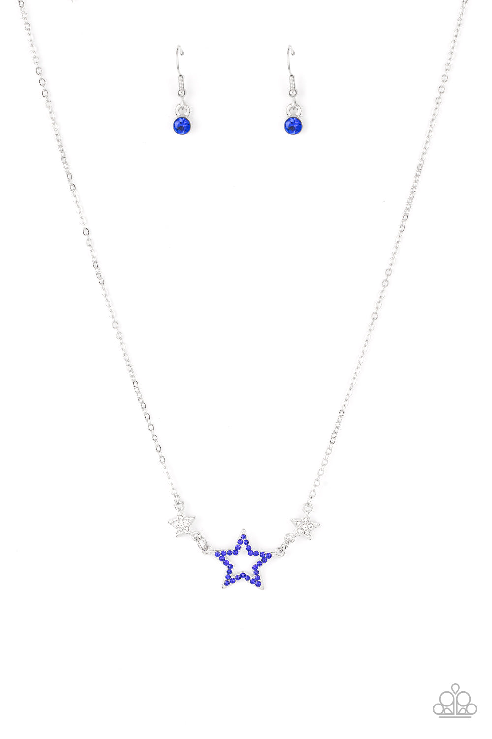 United We Sparkle - blue - Paparazzi necklace