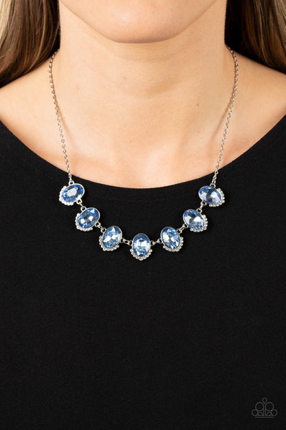 Unleash Your Sparkle - blue - Paparazzi necklace